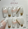 Elegance White Blossom￼ - NJM Nails 