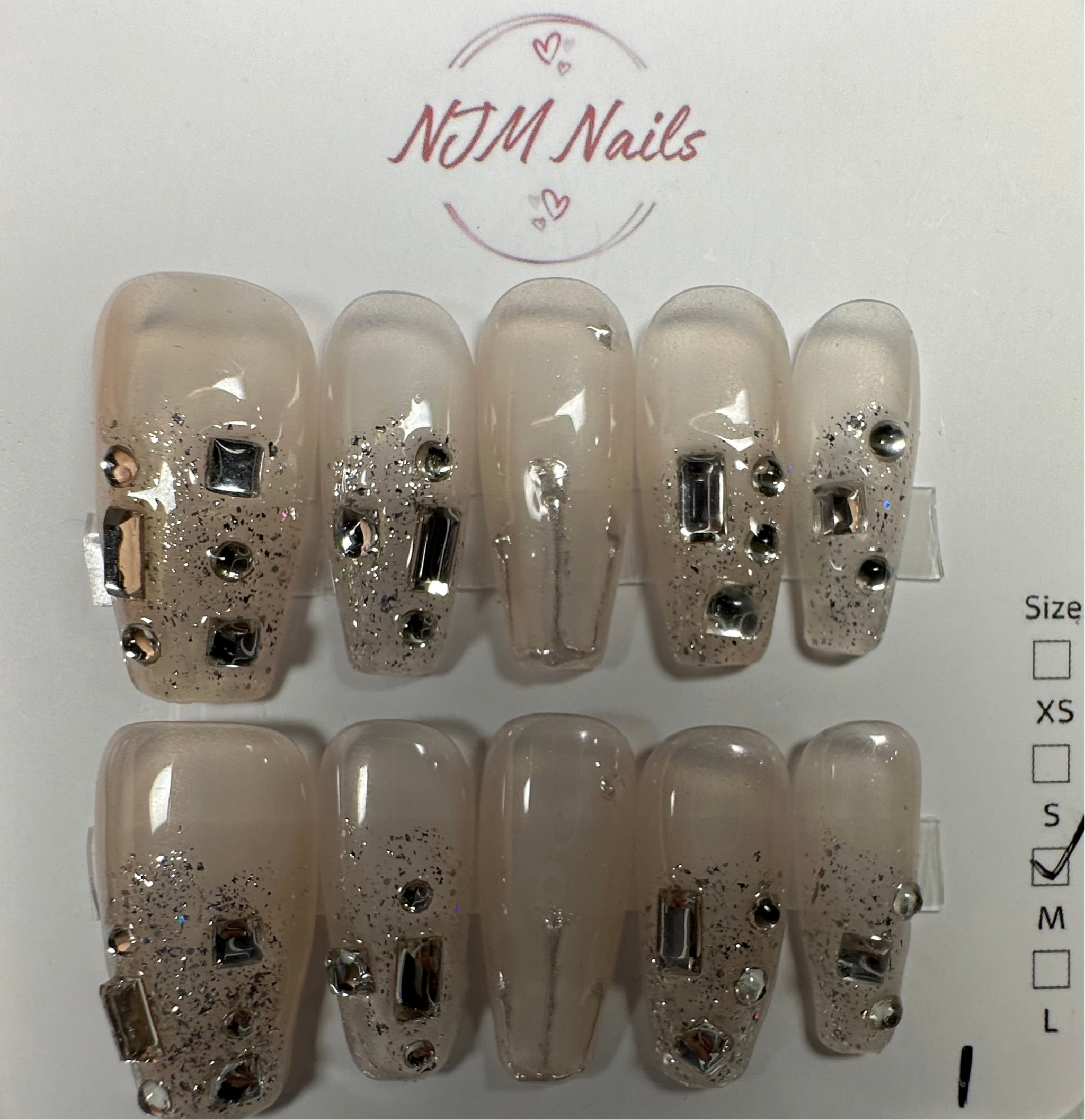 Clear Crystal - NJM Nails 