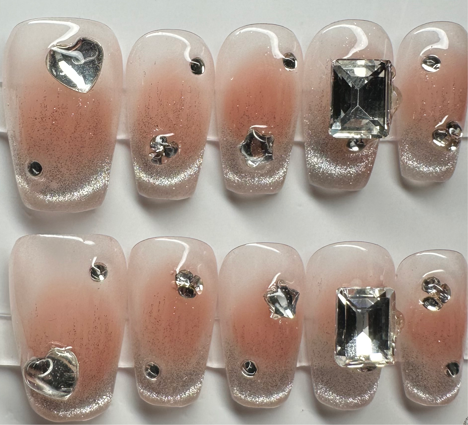 Sliver Blush Cat Eye - NJM Nails 