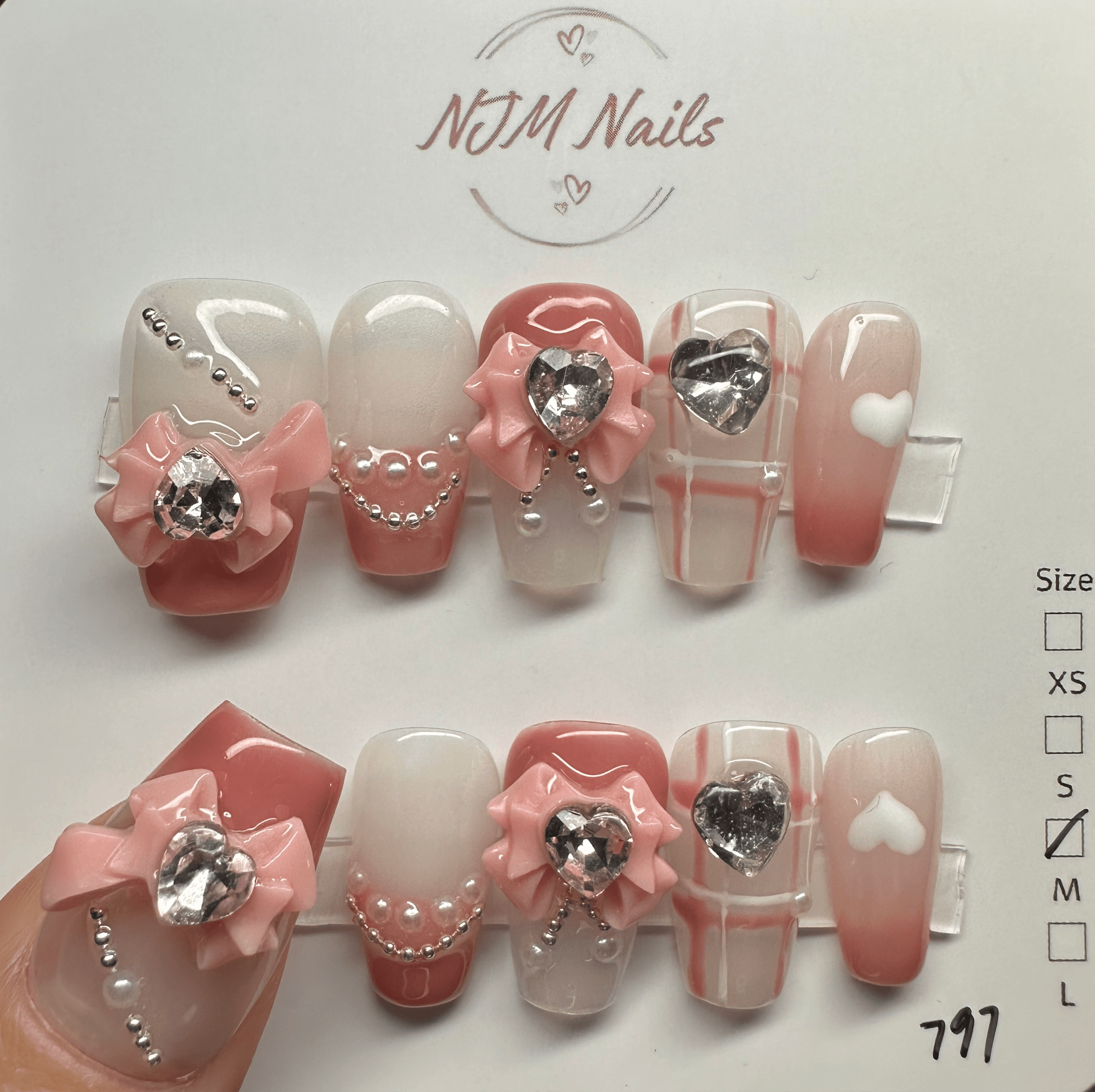 Cutey Bow - NJM Nails 