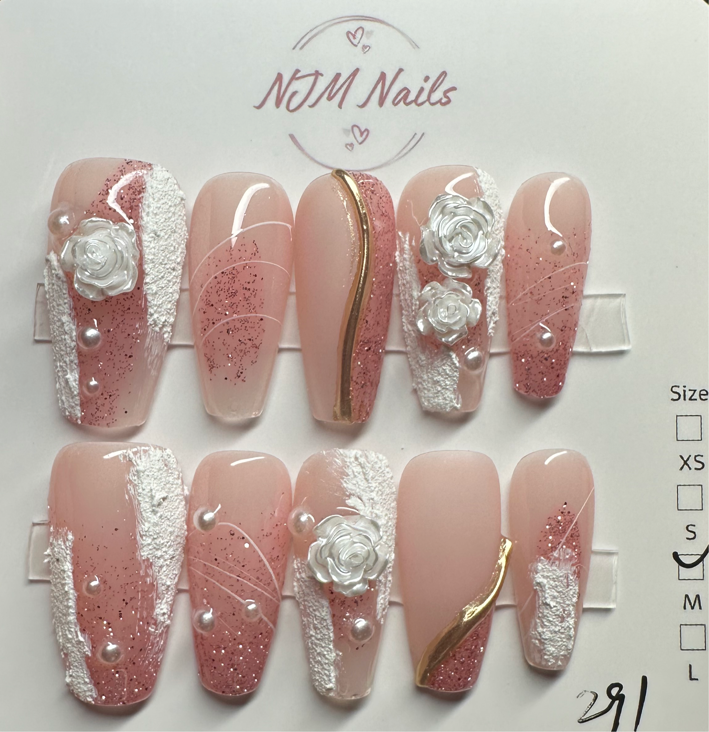 Soft Roses - NJM Nails 