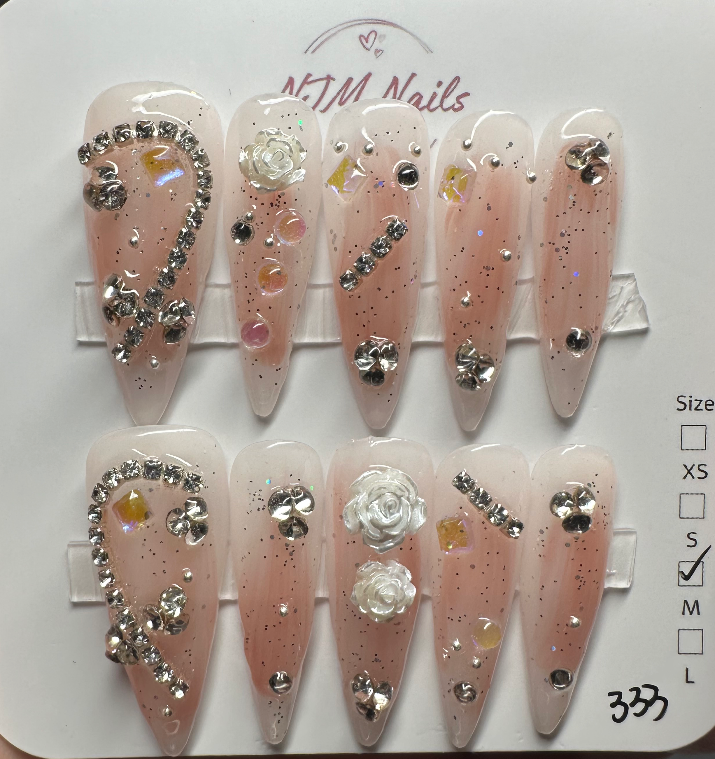 Dazzling Stiletto - NJM Nails 