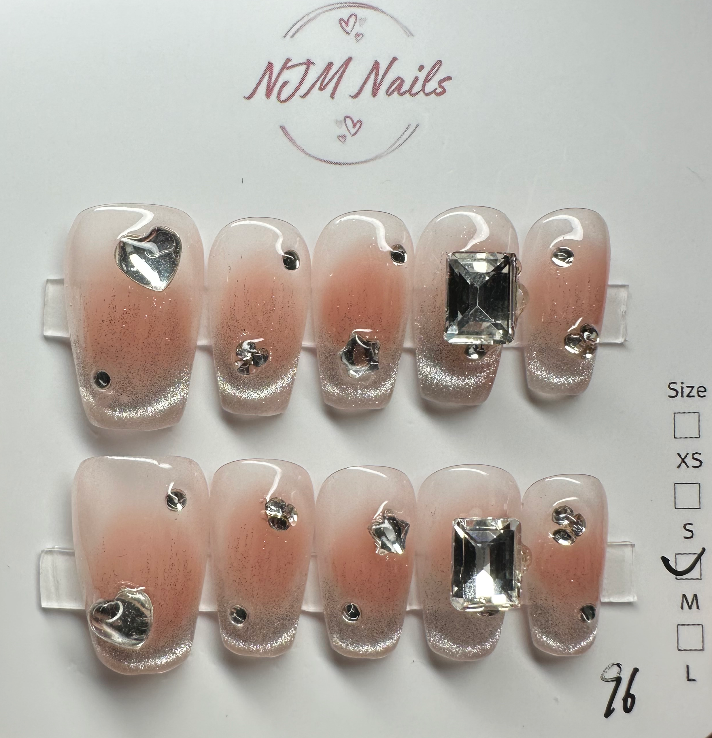 Sliver Blush Cat Eye - NJM Nails 