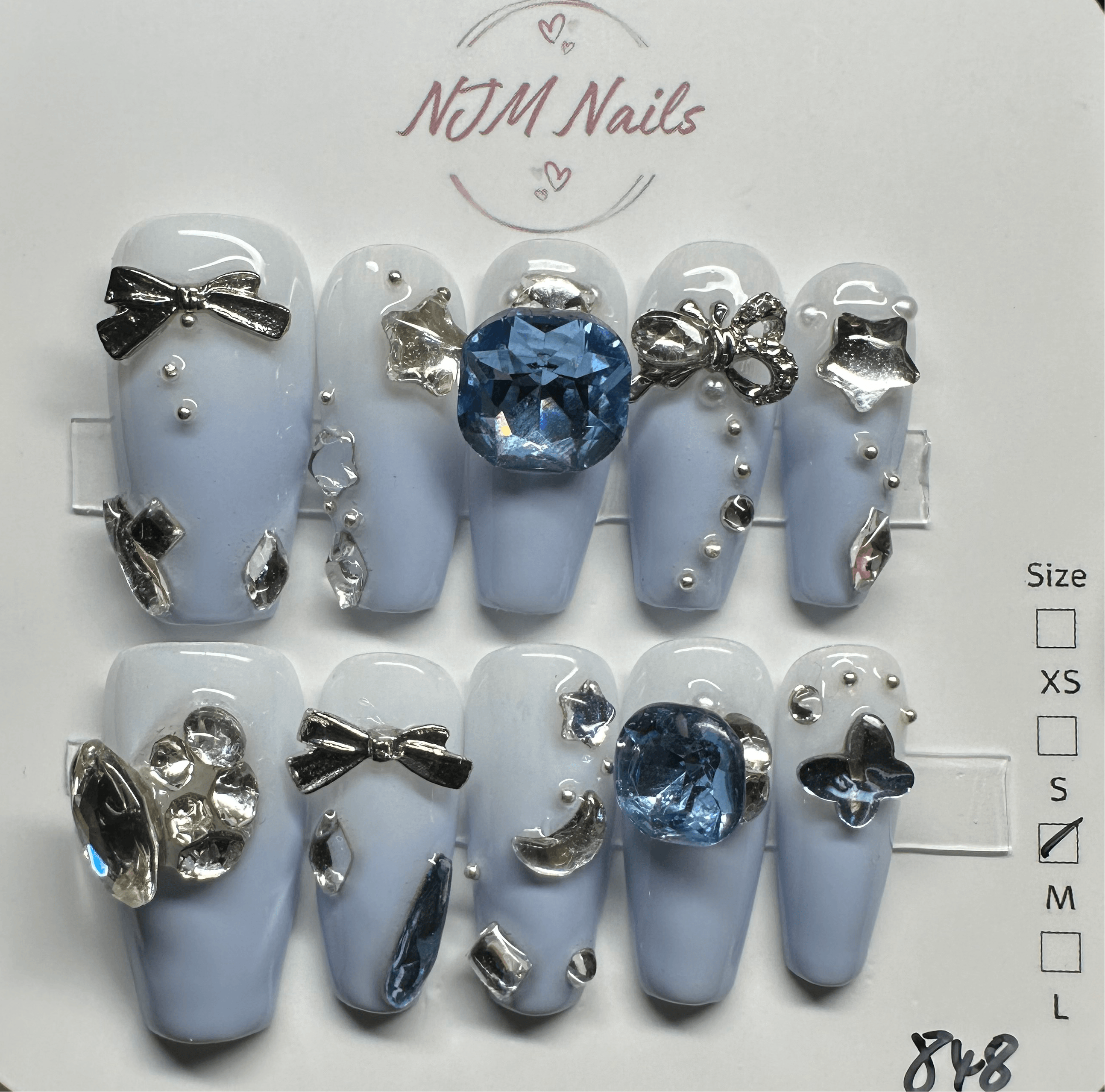 Baby Blue Sky - NJM Nails 