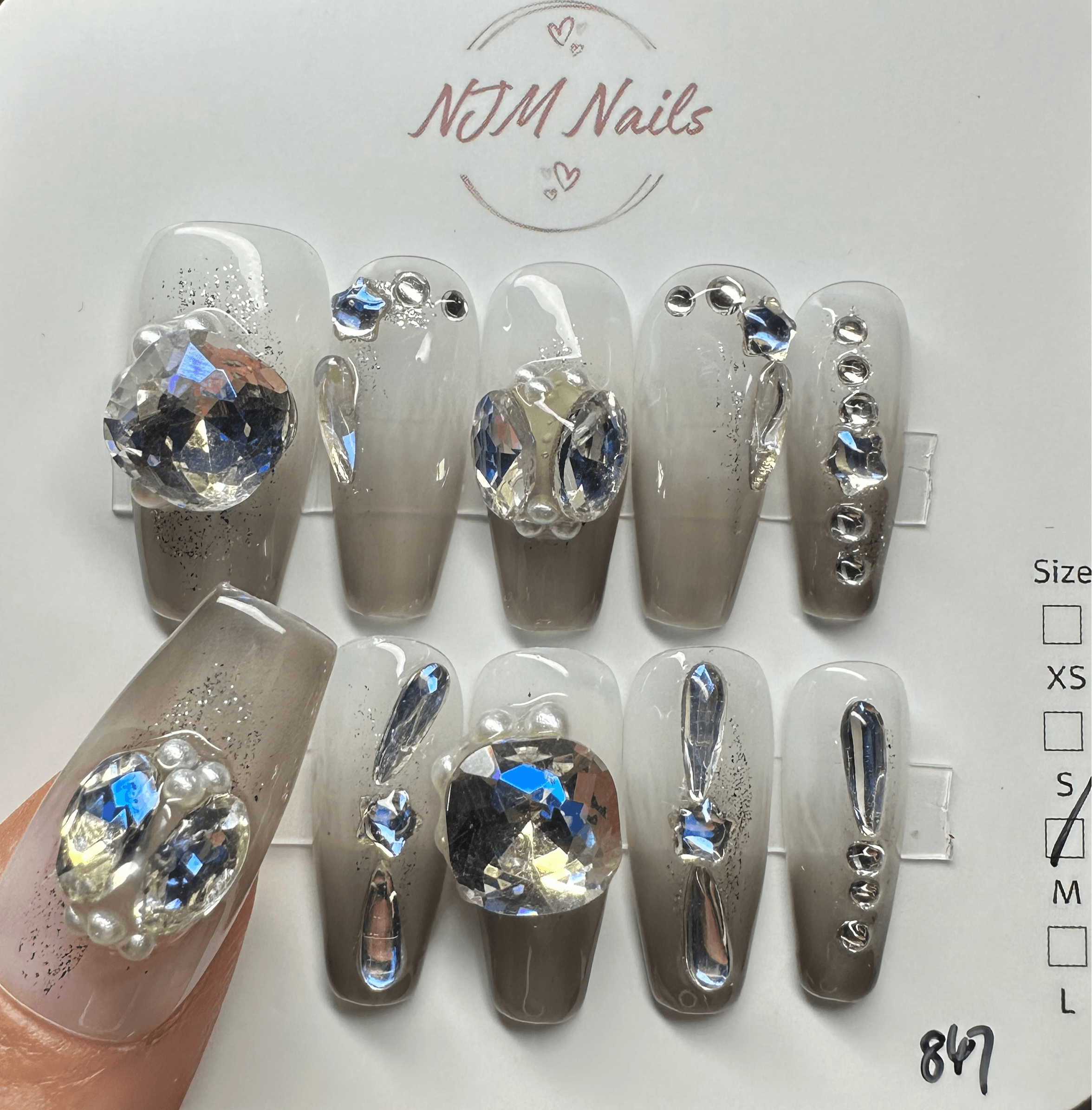 Diamond Dust Drift ￼ - NJM Nails 