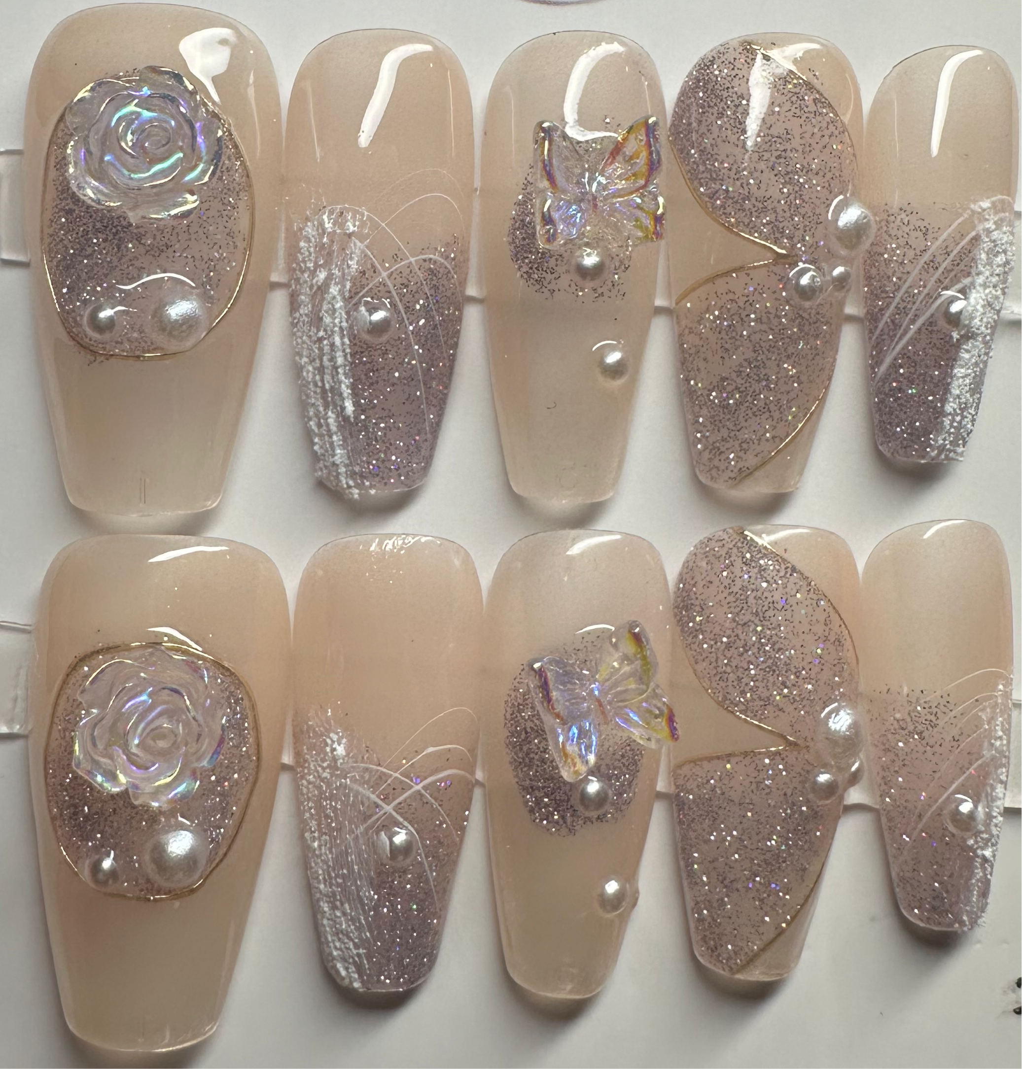 Shimmering Butterfly ￼ - NJM Nails 