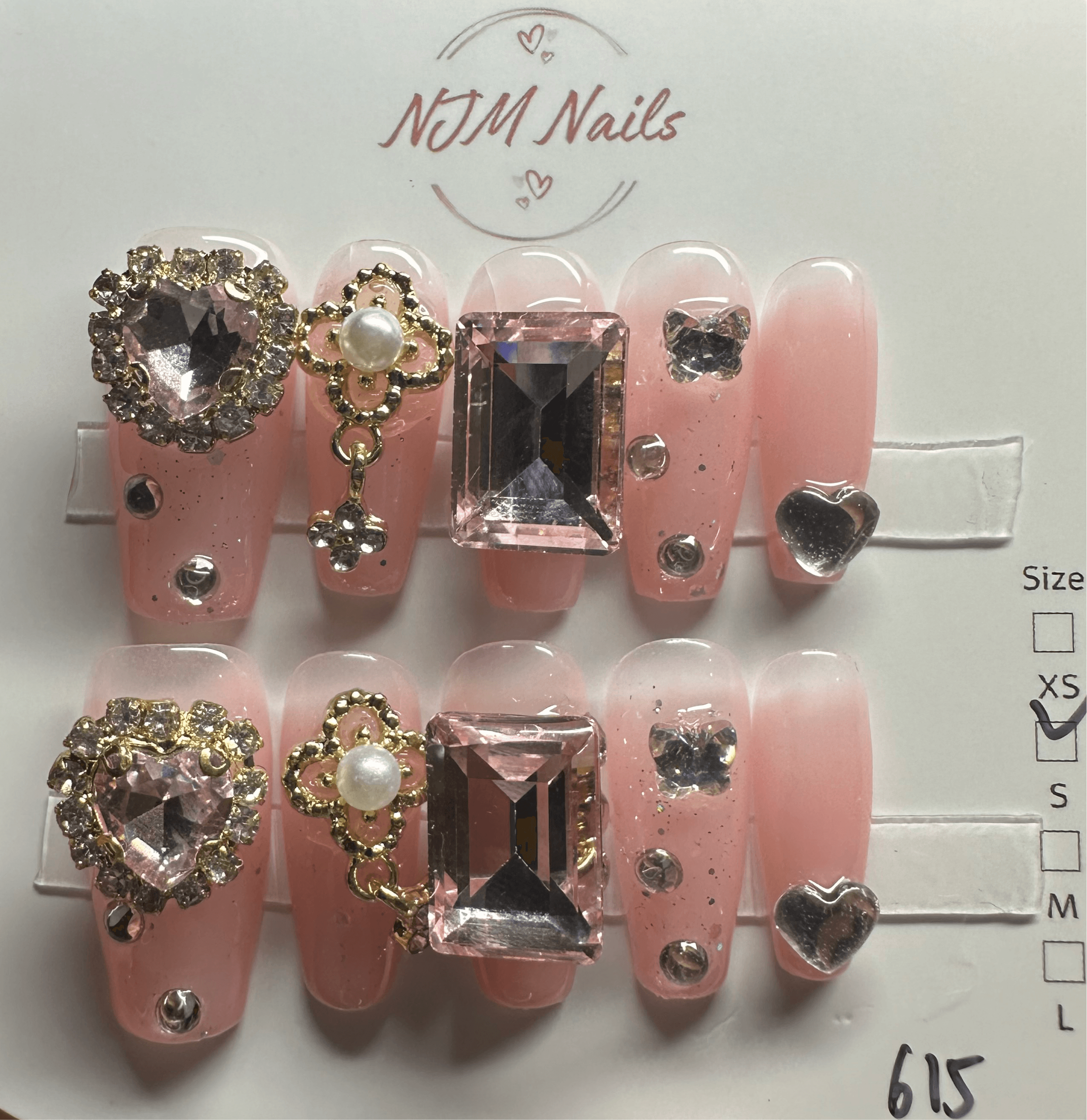 Pink Lovegem - NJM Nails 