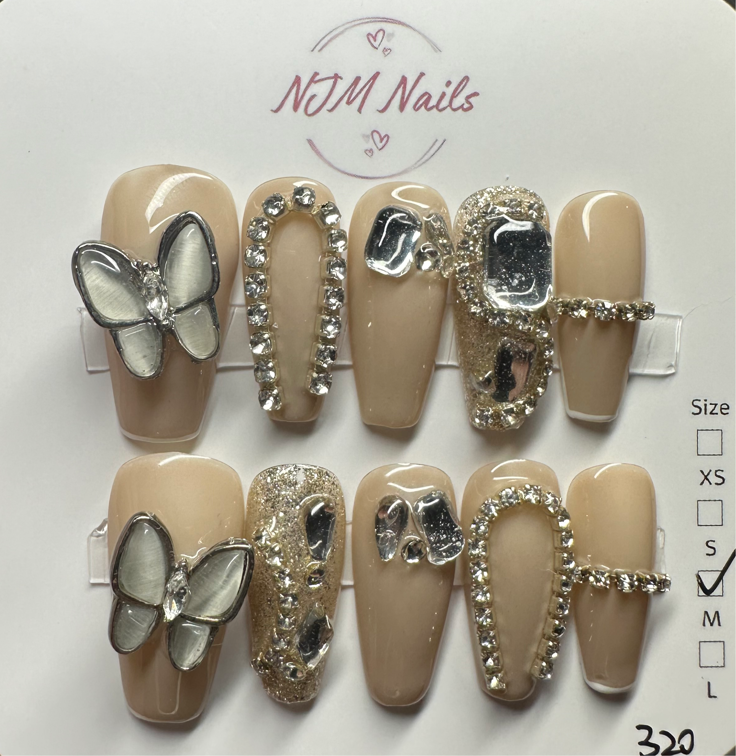 Nude Adorned - NJM Nails 