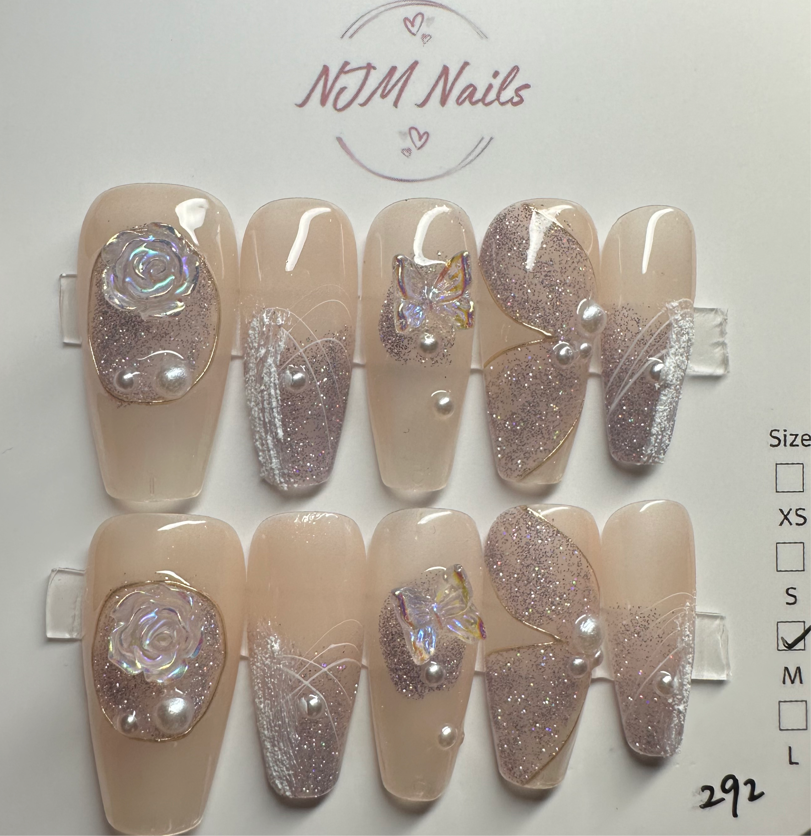 Shimmering Butterfly ￼ - NJM Nails 