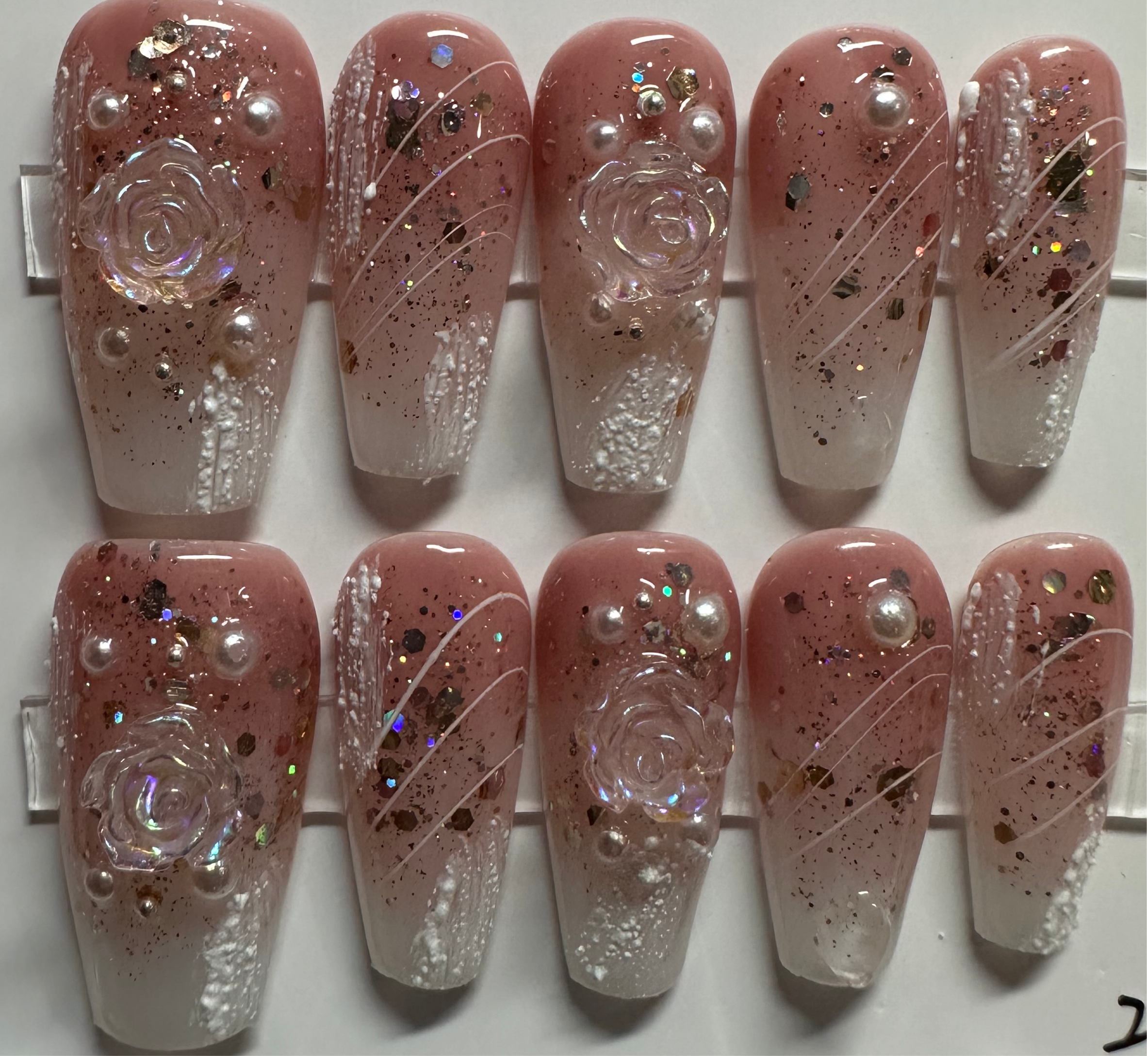 Romantic Rosette ￼ - NJM Nails 